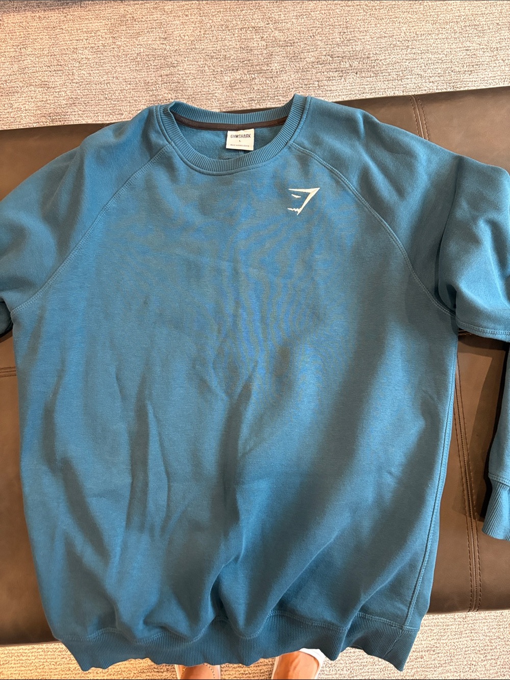 Gymshark Men's Crewneck Sweatshirt - Teal